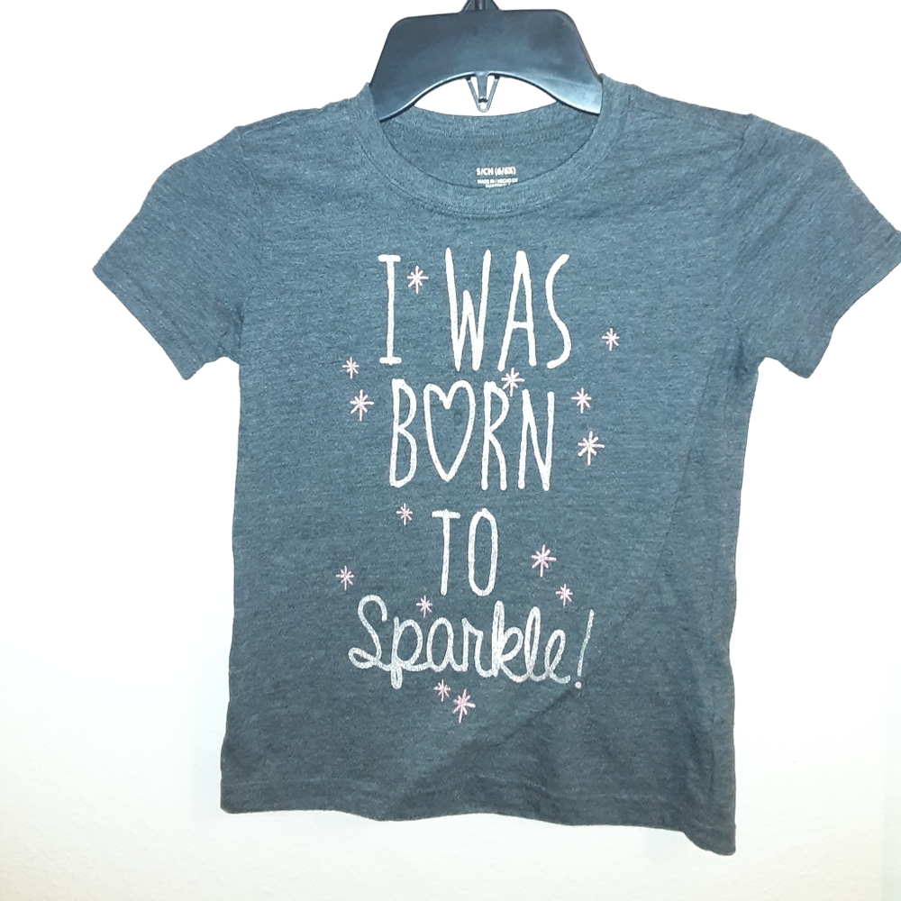 "I WAS B♡RN TO 𝓈𝓅𝒶𝓇𝓀𝓁ℯ" Girls Small Shirt